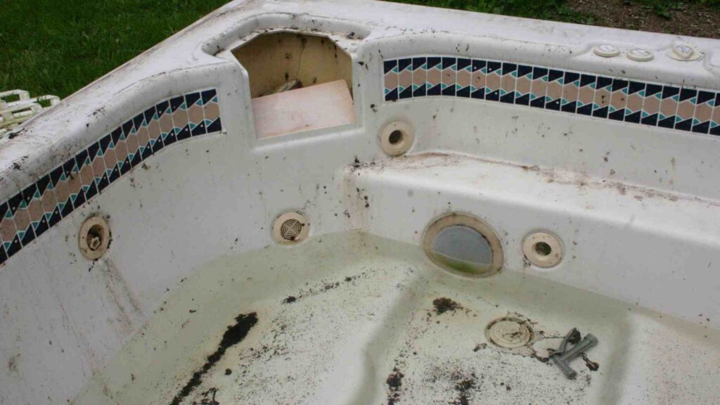 hot tub removal